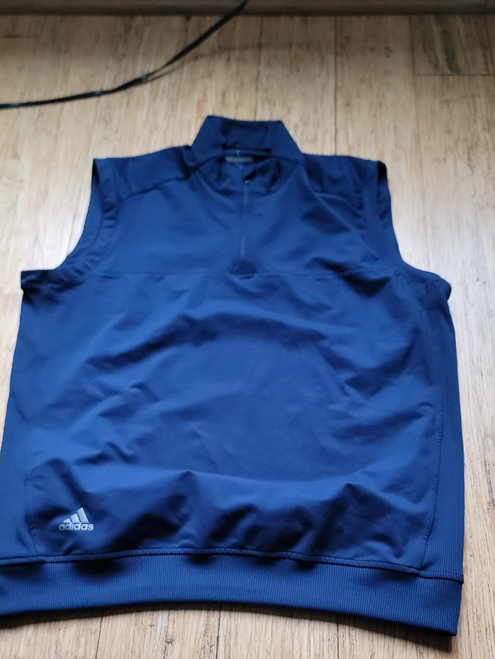Adidas Men's Navy Sleeveless Golf Vest